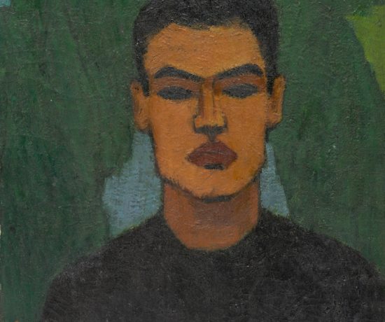 林國治〈年青的印象〉1960 油彩、畫布 15P